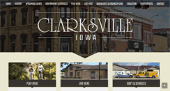 Desktop Screenshot of clarksvilleiowa.com